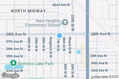 Map image of the property - 3713 37th St N