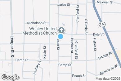 Map image of the property - 622 Texas St