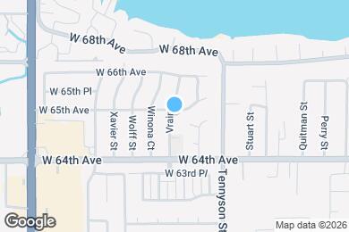 Map image of the property - 6482 Vrain St