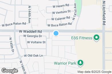 Map image of the property - 14221 W Georgia Dr