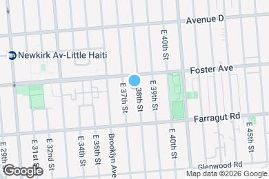 Map image of the property - 694 E 38th St