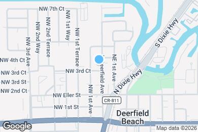 Map image of the property - 417 N Deerfield Ave
