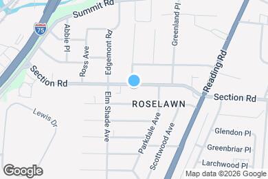 Map image of the property - 1535 Section Rd