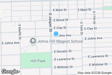 Map image of the property - 1237 E Johns Ave