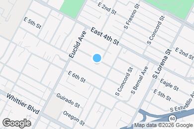 Map image of the property - 3068 E 5th St