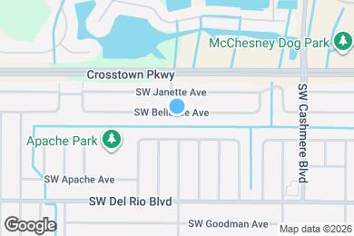 Map image of the property - 1292 SW Bellevue Ave