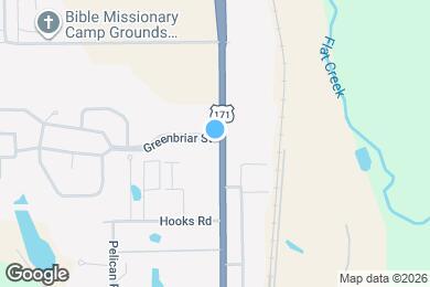 Map image of the property - 305 Green Briar St