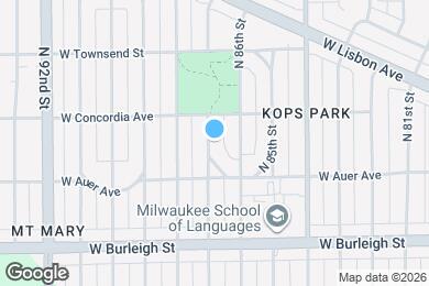 Map image of the property - 3244 N 87th St