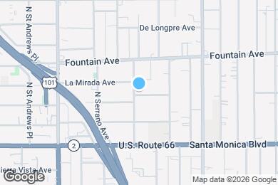 Map image of the property - 1200 N Hobart Blvd
