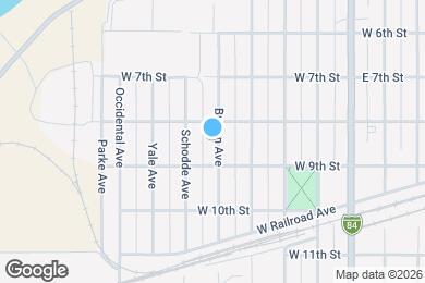 Map image of the property - 826 Burton Ave