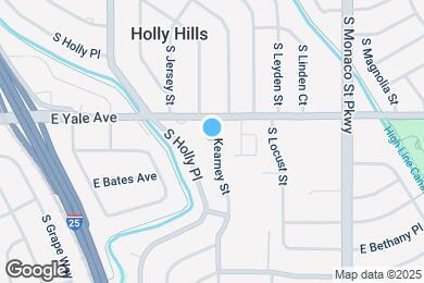 Map image of the property - 2761 S Kearney St