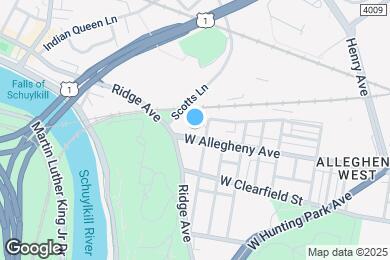 Map image of the property - 3513 W Allegheny Ave