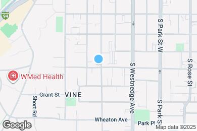 Map image of the property - 722 W Vine St