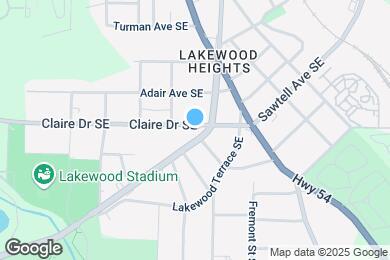 Map image of the property - 213 Claire Dr SE