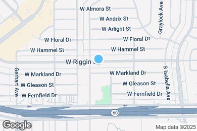 Map image of the property - 424 W Riggin St