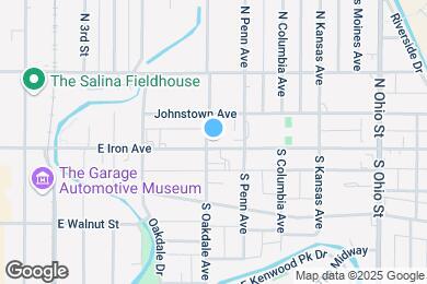 Map image of the property - 102 N Oakdale Ave