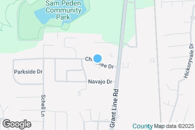 Map image of the property - 613 Cherokee Dr
