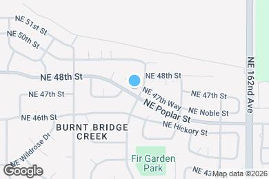 Map image of the property - 15413 NE 47th Cir