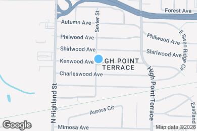 Map image of the property - 3607 Kenwood Ave