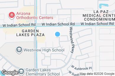 Map image of the property - 3910 N 105th Ln