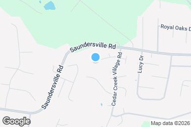 Map image of the property - 1215 Cedarbend Dr