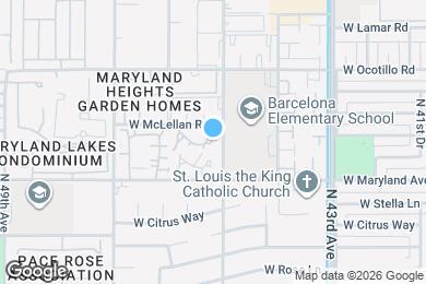 Map image of the property - 4513 W McLellan Rd