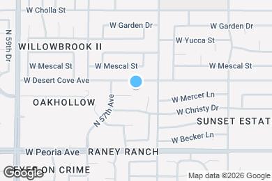 Map image of the property - 5584 W Mercer Ln