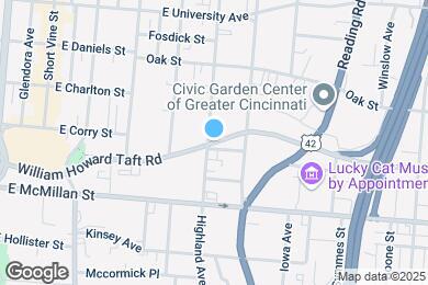 Map image of the property - 334 William Howard Taft Rd