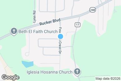 Map image of the property - 201 Fountain Crest Dr