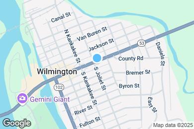 Map image of the property - 103 S Joliet St