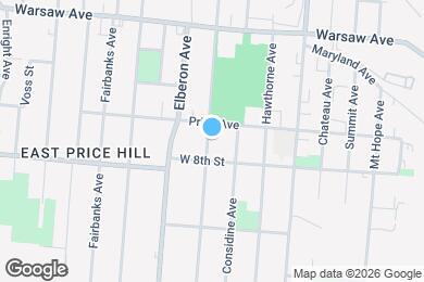 Map image of the property - 816 Purcell Ave