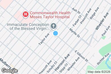 Map image of the property - 1326 E Gibson St