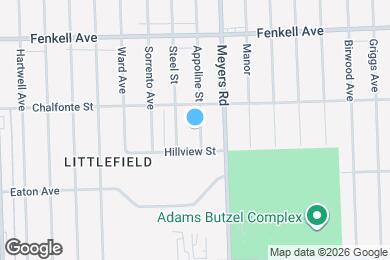 Map image of the property - 14903 Appoline St