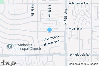 Map image of the property - 6017 W Colter St