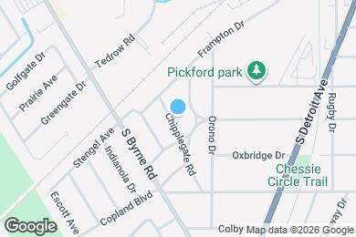 Map image of the property - 8253 Erie St