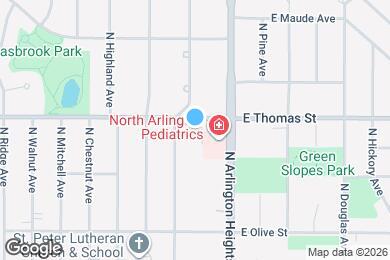 Map image of the property - 1430 N Evergreen Ave