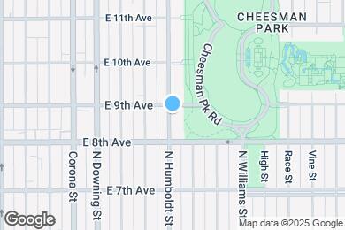 Map image of the property - 850 Humboldt St