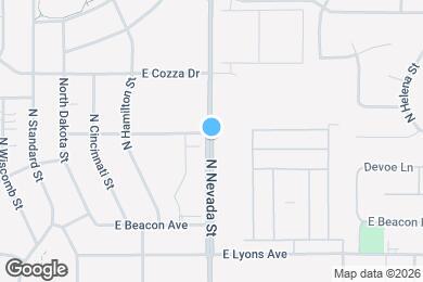 Map image of the property - Nevada Street Housing Project