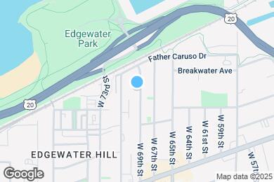 Map image of the property - 1244 W 69th St