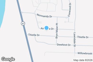 Map image of the property - 6249 Amanda Dr