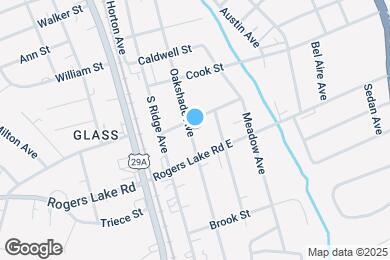 Map image of the property - 1303 Oakshade Ave