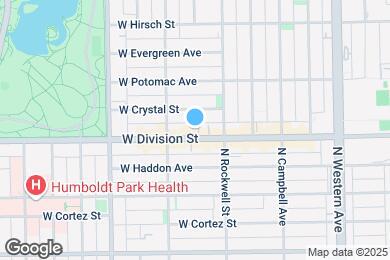 Map image of the property - 2630 W Division St