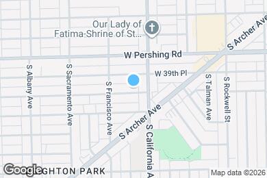 Map image of the property - 2822 W 40th St