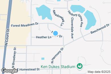 Map image of the property - 460 Heather Ln