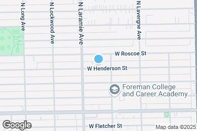Map image of the property - 5124 W Henderson St