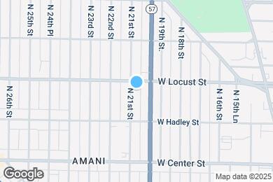 Map image of the property - 2862 N 21st St