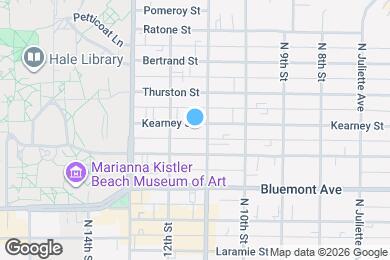Map image of the property - 1109 Kearney St