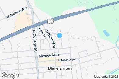 Map image of the property - 137 N Hoover St