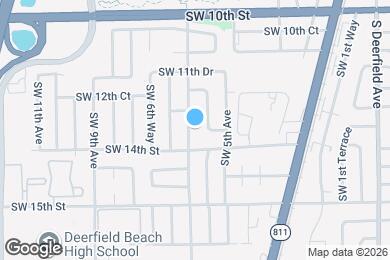 Map image of the property - 1340 SW 6th Ave