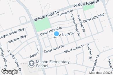 Map image of the property - 1806 Oakmont Ln